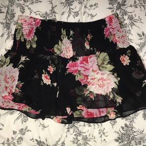 Express floral shorts/skirt (skorts)